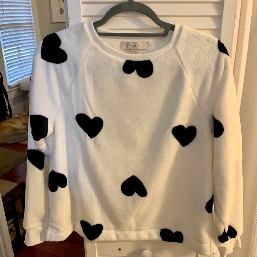 NWT Ann Taylor Loft Faux Fur Soft Sweater